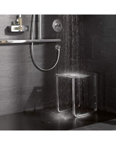 Табурет в ванную Keuco Plan 14982010038 Хром Светло-серый