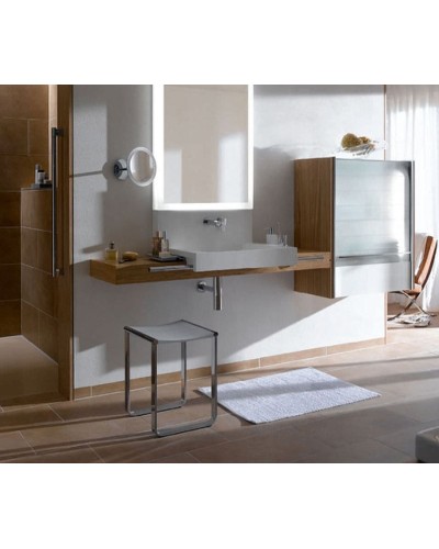 Табурет в ванную Keuco Plan 14982010038 Хром Светло-серый