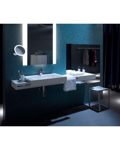 Табурет в ванную Keuco Plan 14982010038 Хром Светло-серый