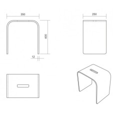 Стульчик для ванны Kolpa San Comfort Cherry - 400
