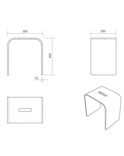 Стульчик для ванны Kolpa San Comfort Lime - 605