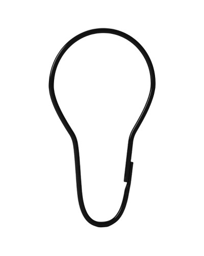 Кольца для штор Iddis RINMBL0i15 Черные матовые