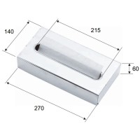 Дозатор для бумажных полотенец Remer Bagno RB495CR