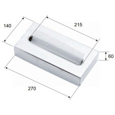 Дозатор для бумажных полотенец Remer Bagno RB495CR