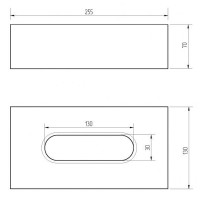Контейнер для салфеток Migliore Complementi 21988 Бронза