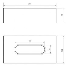 Контейнер для салфеток Migliore Complementi 21988 Бронза