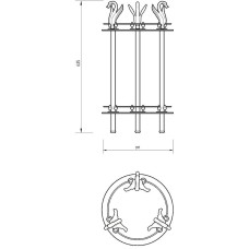 Столик Migliore Luxor 26149 Золото