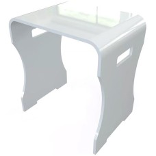 Табурет в ванную Creto 1-01SDDW Белый