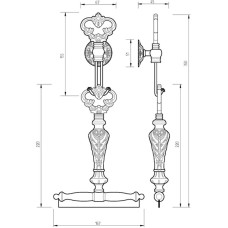 Скребок Migliore Elisabetta 17017 Бронза