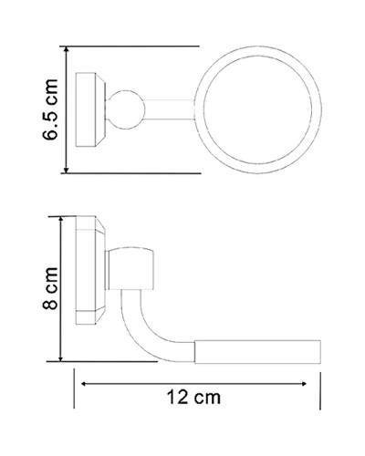 Держатель WasserKRAFT Oder K-C175 Хром