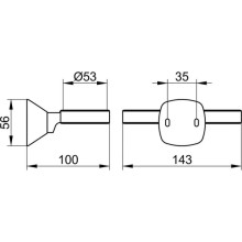 Держатель двойной KEUCO City.2 02751010000