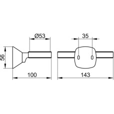 Держатель двойной KEUCO City.2 02751010000