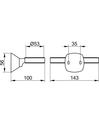 Держатель двойной KEUCO City.2 02751010000
