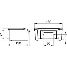 Бокс для салфеток KEUCO Elegance New 11667013000