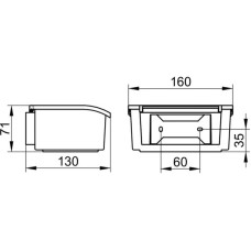 Бокс для салфеток KEUCO Elegance New 11667013000