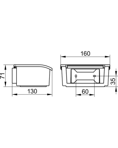 Бокс для салфеток KEUCO Elegance New 11667013000