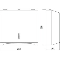 Диспенсер для бумажных полотенец Savol S-F6002R