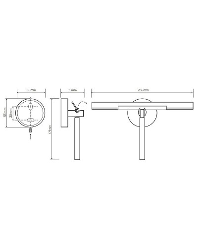 Скребок Bemeta Omega 104237012 Хром