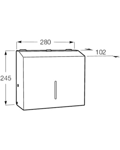 Дозатор для бумажных полотенец Roca Public 817410002