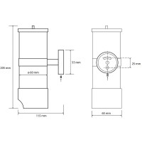 Диспенсер для ватных дисков Bemeta Omega 146503172 Хром