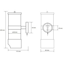 Диспенсер для ватных дисков Bemeta Omega 146503172 Хром