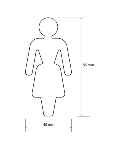 Табличка информационная "женский туалет" Bemeta Home 108022065