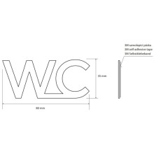 Табличка информационная "туалет" Bemeta Home 108022072