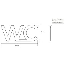 Табличка информационная "туалет" Bemeta Home 108022072