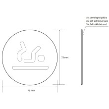 Табличка информационная "комната матери и ребёнка" Bemeta Home 111054003
