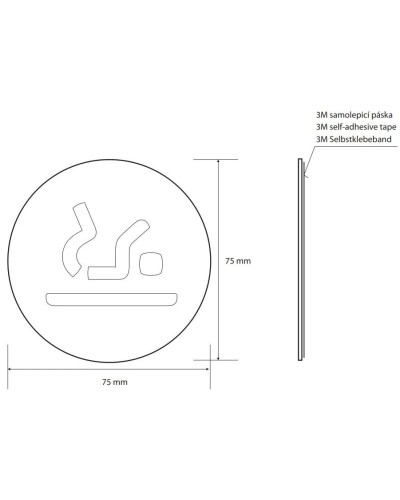Табличка информационная "комната матери и ребёнка" Bemeta Home 111054003