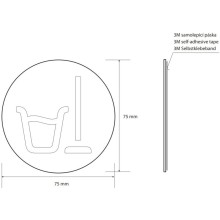 Табличка информационная "помещение уборочного инвентаря" Bemeta Home 111054005