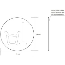 Табличка информационная "помещение уборочного инвентаря" Bemeta Home 111054005