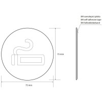 Табличка информационная "место для курения" Bemeta Home 111054021