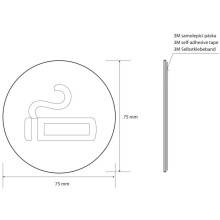 Табличка информационная "место для курения" Bemeta Home 111054021