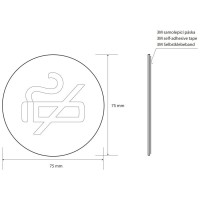 Табличка информационная "курение запрещено" Bemeta Home 111054022