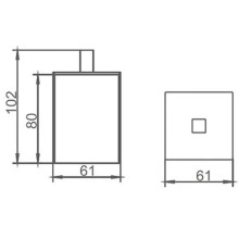 Баночка AltroBagno AltroBagnoCBJ083001Cr