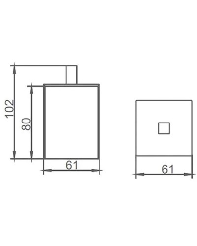 Баночка AltroBagno AltroBagnoCBJ083001Cr