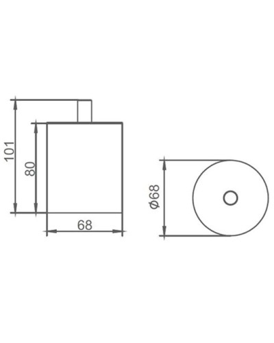 Баночка для ванной AltroBagno AltroBagnoCBJ083002Cr
