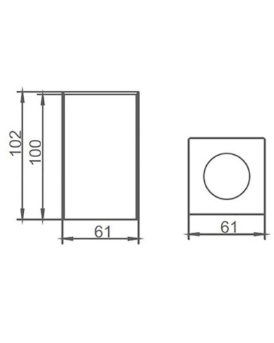 Бокс для салфеток AltroBagno AltroBagnoBH083101Cr