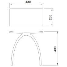 Стульчик для ванной Abber Stein AS1639