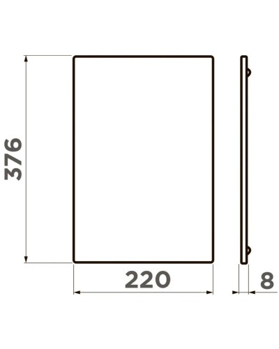 Разделочная доска 37,6х22х0,8 см Omoikiri CB-Sintesi-S-GB графит 4999072