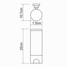 Диспенсер для ватных дисков WasserKRAFT K-1079 Хром
