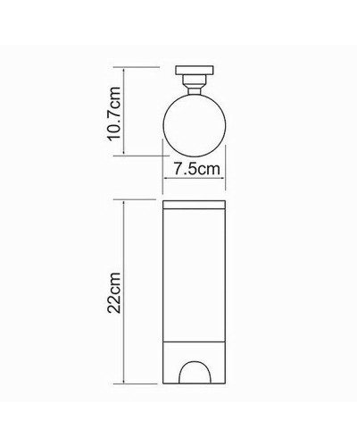 Диспенсер для ватных дисков WasserKRAFT K-1079 Хром