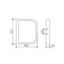 KEUCO (Edition Palais) Держатель для полотенца, хром 40021010000