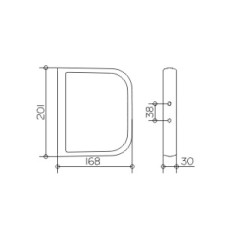 KEUCO (Edition Palais) Держатель для полотенца, хром 40021010000