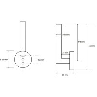 Держатель запасного рулона Bemeta Omega 104112032 Хром