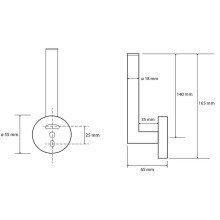 Держатель запасного рулона Bemeta Omega 104112032 Хром