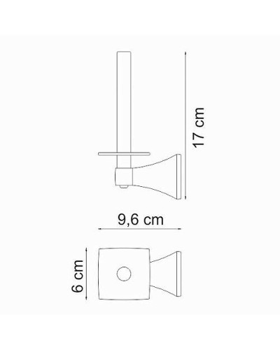 Держатель запасного рулона WasserKRAFT Wern K-2597 Хром