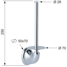 Держатель запасных рулонов Remer Serie 900 NV62CR