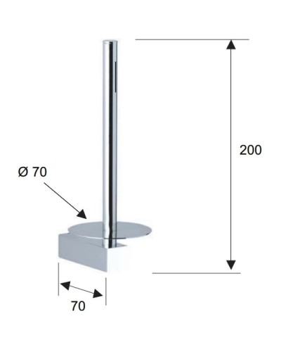 Держатель запасных рулонов Remer SQ SQ62CR